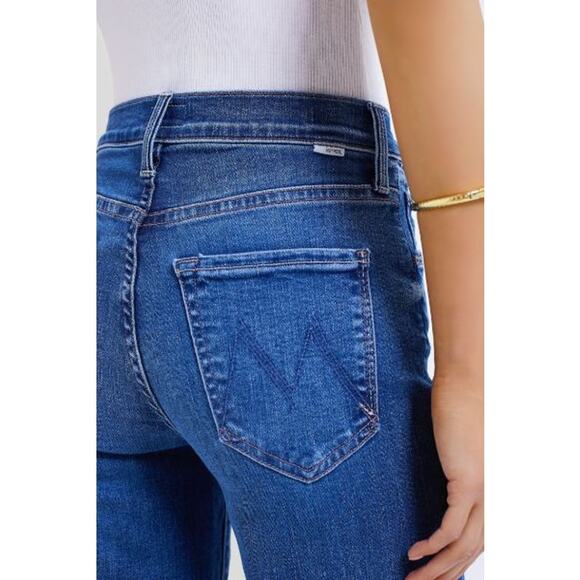 MOTHER Blue Flare & Wide Leg Jeans - Picture 12 of 14